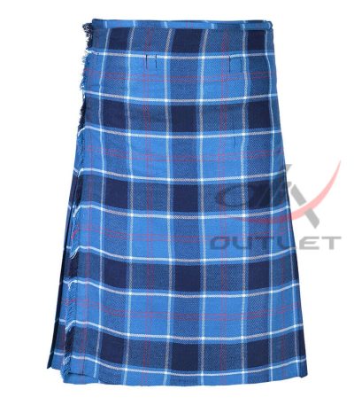 US Navy Tartan 8 Yard Kilt for Men