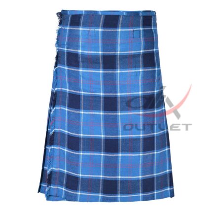 US Navy Tartan 8 Yard Kilt for Men