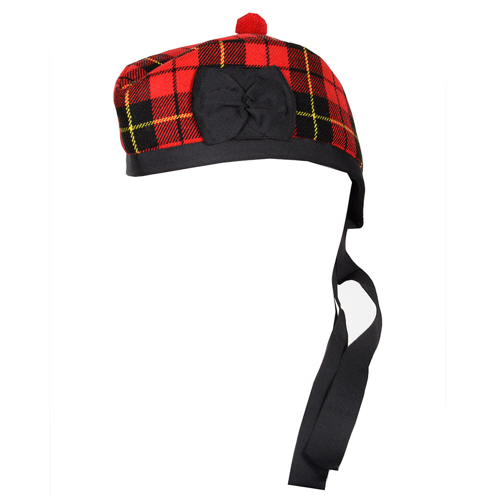 wallace-glenggary-hat-1 Glengarry Hat Wallace Tartan Scottish - Image 1