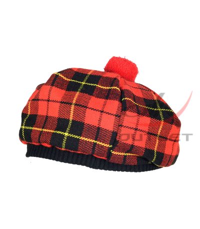 Wallace Tartan Tam o' Shatner Tammy Hat Flat Bonnet