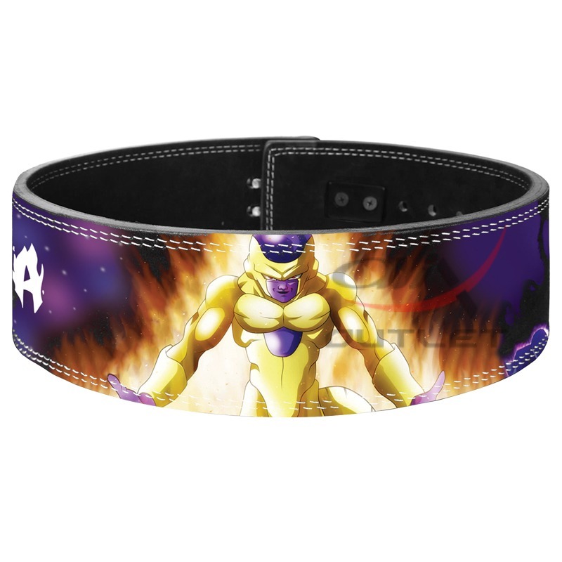 6 (4) Frieza Themed Anime Powerlifting Belts Lever belt