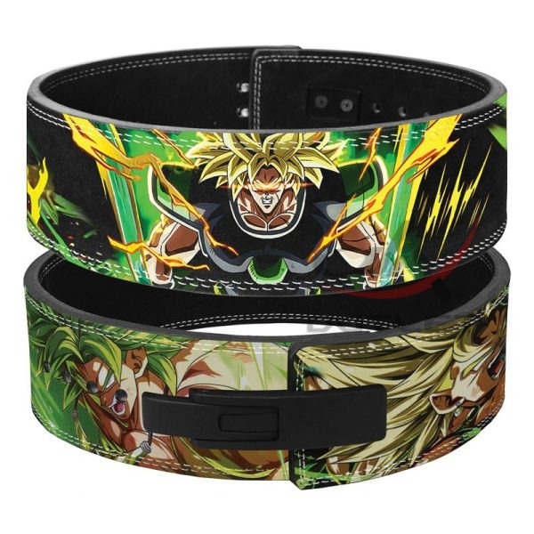 Broly Legendary Saiyan anime powerlifting lever belt