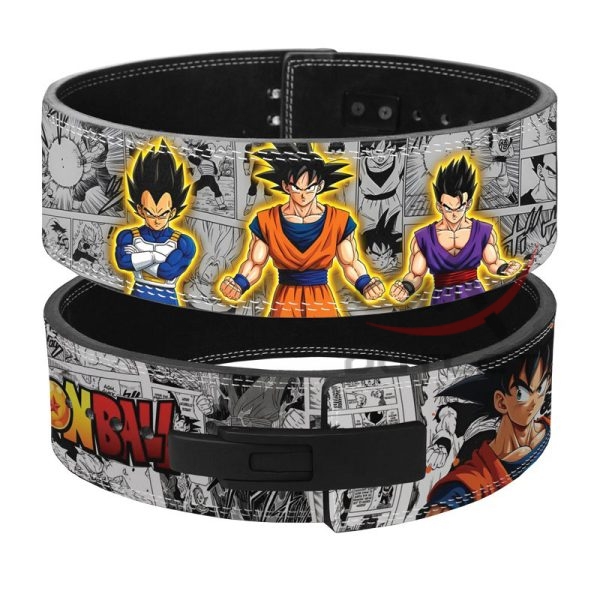 Dragon Ball Z anime powerlifting lever belt