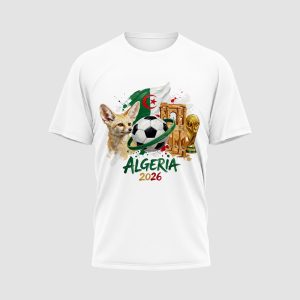 Algeria 2026 Soccer World Cup 2026 Premium Cotton Tee