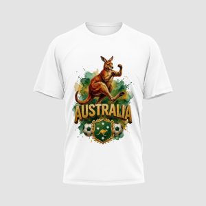 Australia 2026 Soccer World Cup 2026 Premium Cotton Tee