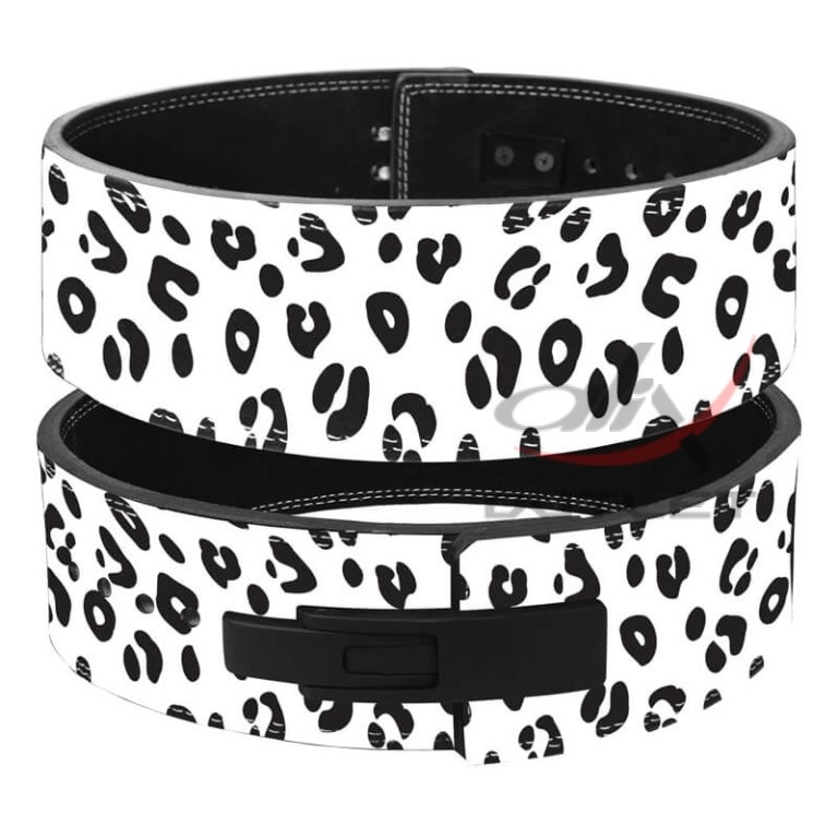 Leopard Grey Anime Lifting Lever Belt