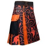 Handcrafted Halloween Costume Custom-Made Gothic Hybrid Utility Kilt - Image 4