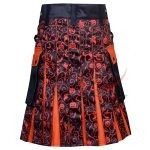 Custom-Made Utility Halloween Costume | Men's Handcrafted Gothic Hybrid Kilt - Image 2