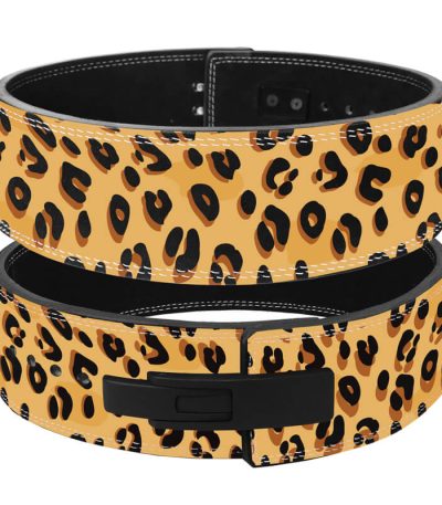 Leopard Printed Anime Lifting Lever Belt