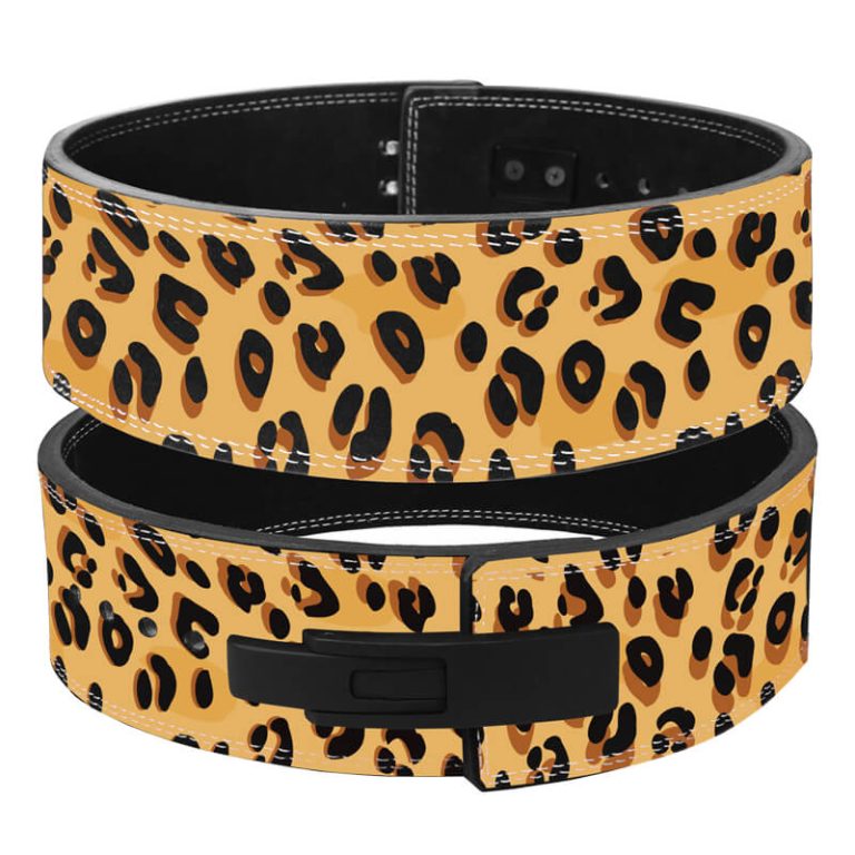 Leopard Printed Anime Lifting Lever Belt